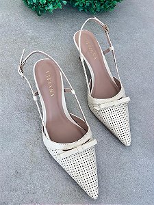 Scarpin Mariana Off White