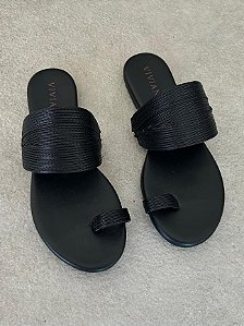 Rasteira Misha Preto