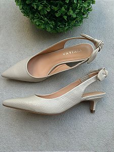 Scarpin Naomi Off White