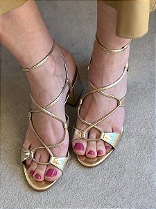 Sandália Cibele Ouro Light