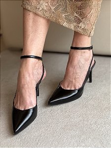 Scarpin Agnes Preto