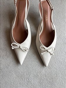 Scarpin Thais Off White