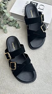 Papete Tribeca Camurção Preto