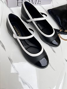 Sapatilha Blanche bicolor Preto e Branco
