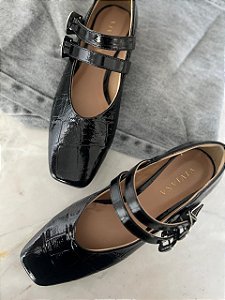 Sapatilha Blanche croco Preto