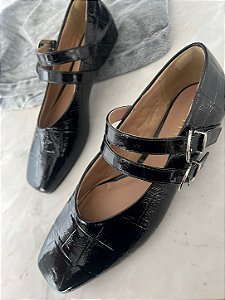 Sapatilha Blanche croco Preto
