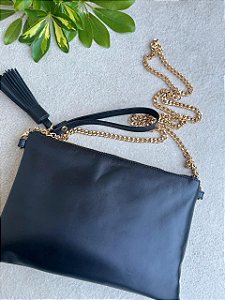Bolsa Azuza tiracolo Preto