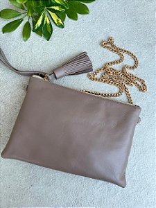 Bolsa Azuza tiracolo Taupe