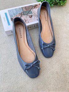 Sapatilha Giorgia Verniz Indigo