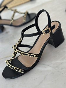 Sandália Atenas Preto