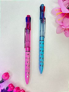 Caneta de 3 colores