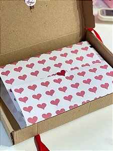 Papel de embrulho coraçãozinho