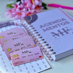 Kit agenda personalizada + kit fidelidade
