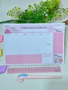 1 - Planner semanal blocado