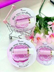 15 unid. Manteiga de cacau personalizada com card e recorte especial (marcador de páginas)