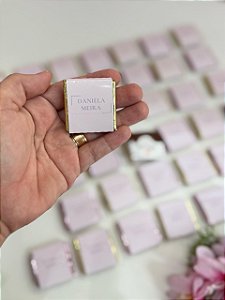 10 unid. barrinha de chocolate cacau show personalizada