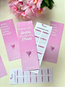 500 unid. Marcador de página com calendário