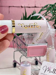 30 unidades - Manteiga de cacau com efeito dourado - Envio rápido