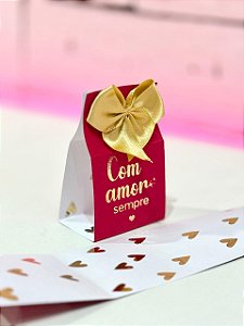 24 unidades - Card luxo vazio para mimos