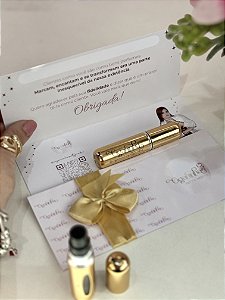 Body splash de luxo - Frasco VAZIO personalizado