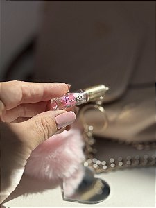 Mini gloss personalizado com logo colorida