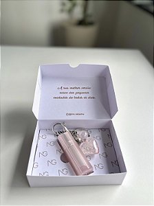 Balm labial com caixa personalizada