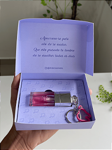 Kit caixa com gloss ponteira dior personalizado