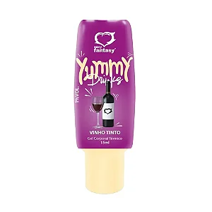 Yummy Gel Comestível Vinho Tinto 15ml