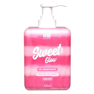 Sweet Glow Gel Hidratante Corporal Beijável Chiclete 320ml - Blow