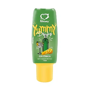 Yummy Gel Comestível Gin Tônica 15ml