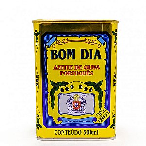 Azeite Tipo Único Português Lata 500ml Bom Dia