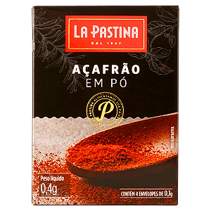 Açafrão em Pó 400mg La Pastina