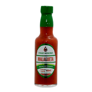 Molho de Pimenta Malagueta 60ml Fogo Mineiro