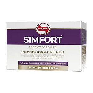 Simfort Probióticos em Pó 30 Sachês 60g Vitafor