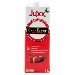 Suco Cranberry com Morango 1L  Juxx