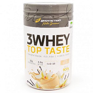 3 Whey Top Taste Baunilha 900g Bodyaction