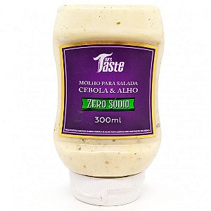 Molho para Salada Cebola e Alho Zero 300ml Mrs Taste