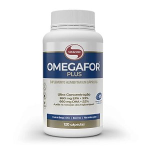 Omegafor Plus Ômega 3 120 Capsulas Vitafor