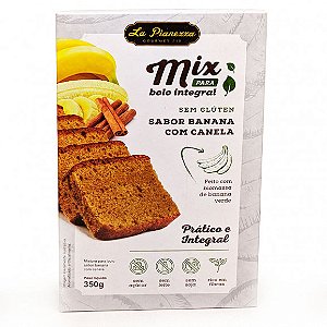 Mix Para Bolo Integral Sabor Banana Com Canela 350g La Pianezza