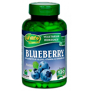 Capsula Blueberry 60caps 550mg Unilife