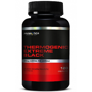 Thermogenic Extreme Black 120 capsulas Probiotica