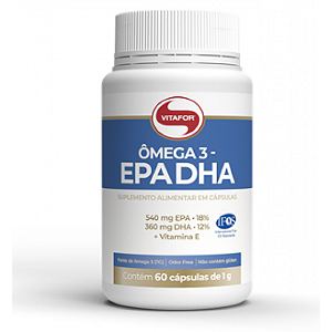 Omêga 3 EPA DHA 1000mg 60 Capsulas Vitafor