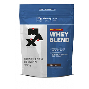 Whey Blend Chocolate 900g Max Titanium