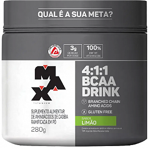 BCAA Drink 4:1:1 Limão 280g Max Titanium