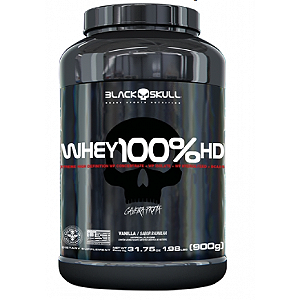 Whey 100% HD Baunilha 900g Black Skull