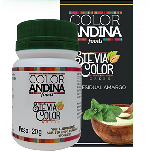 Adoçante Stevia 20g Color Andina