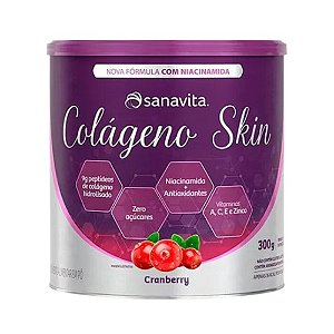 Colageno Skin Cranberry 300g Sanavita