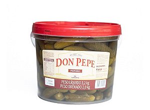 Pepino em Conserva Balde de 2Kg Don Pepe