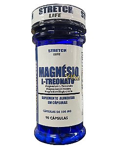 Cápsulas de Magnésio L-Treonato Plus 90 de 500mg Stretch