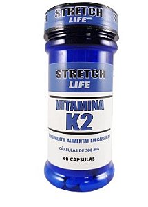 Cápsulas Vitamina K2 90 de 500mg Stretch Life